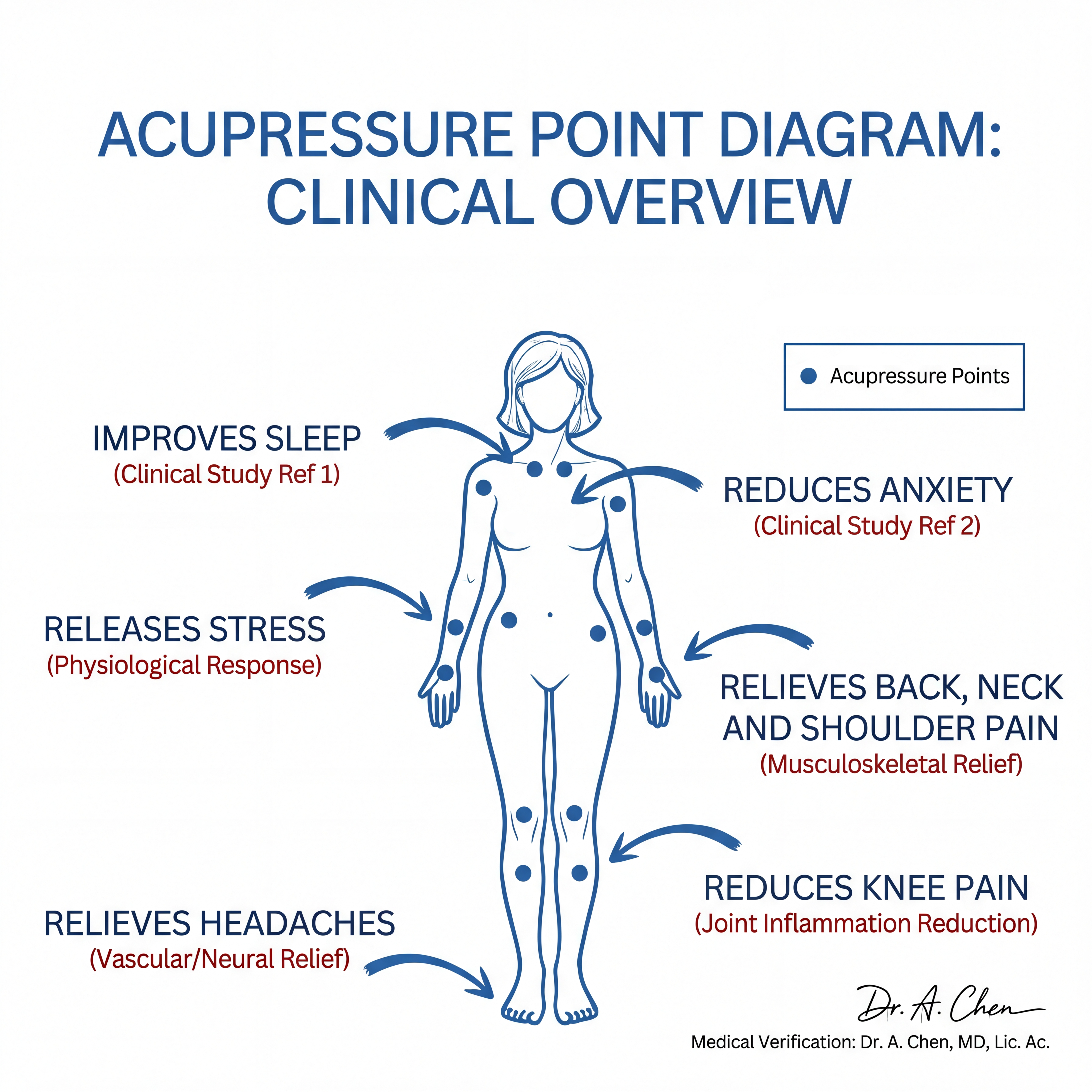 2 PACKS - Magnetic Acupressure Patches