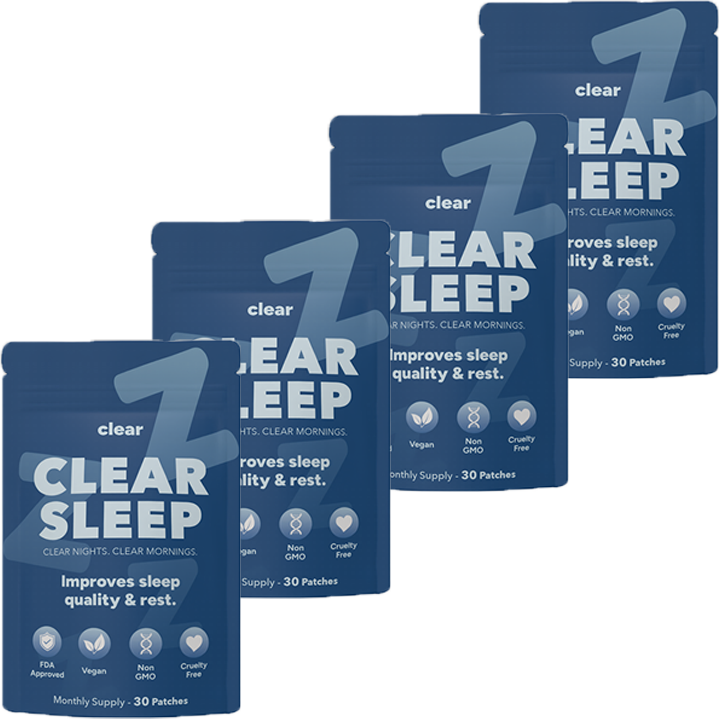 4 Packs Clear Sleep