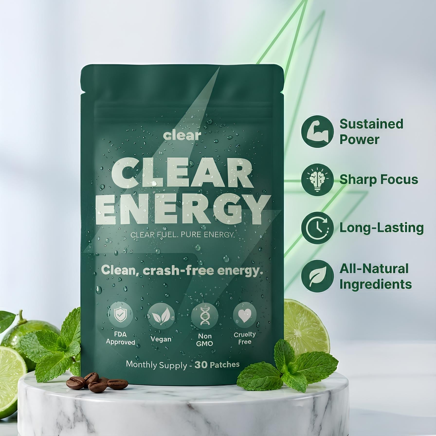 2 paquetes de Clear Energy