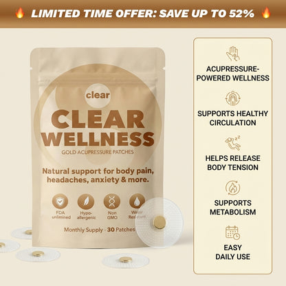 Parches de acupresión magnética