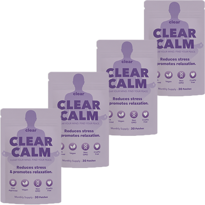 4 packs Clear Calm