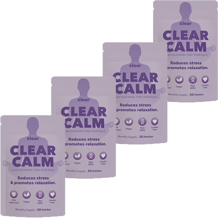 4 packs Clear Calm