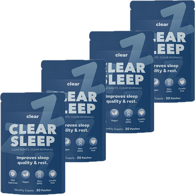 4 Packs Clear Sleep