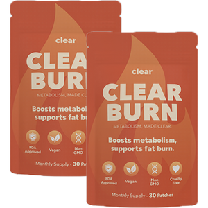 2 Packs Clear Burn