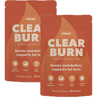 2 Packs Clear Burn