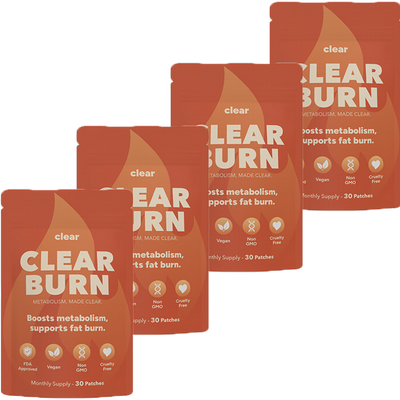 4 paquetes de Clear Burn