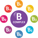 Vitamin B Complex (B1, B2, B3, B5, B6, B12)